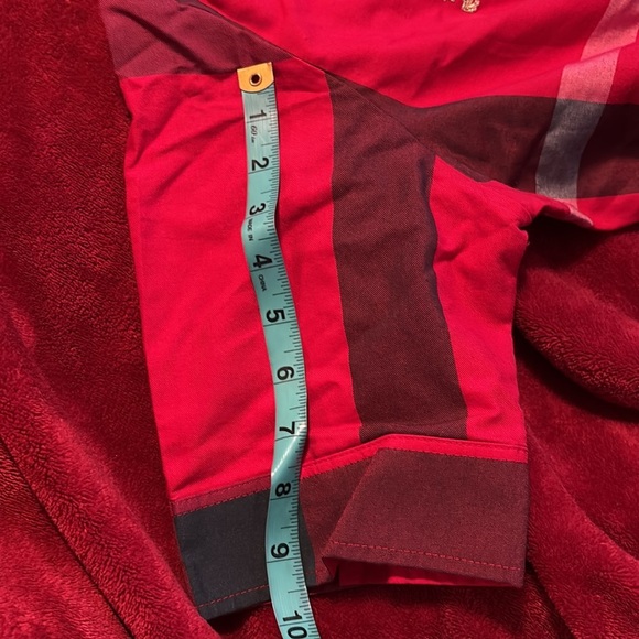 Burberry London England Red Checkered collar cotton dress - Picture 15 of 17